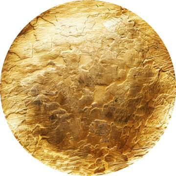 Gold circle transparent background PNG clipart