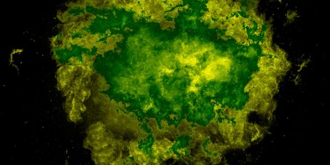green art effect high-resolution wallpaper image galaxy unique art use space for text banner cover page canvas deep mind change thinking paint row realistic pattern 