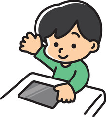 学校生活タブレット