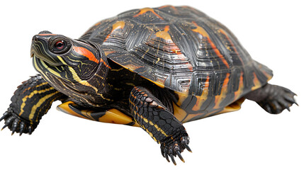 Obraz premium tortoise isolated on white background, no background