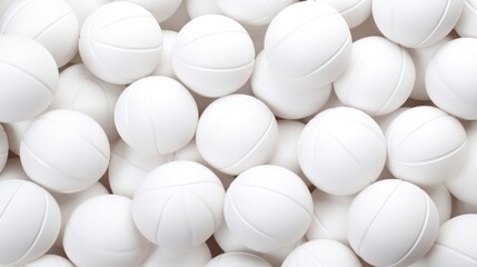Fototapeta na wymiar Background with basketballs in White color.