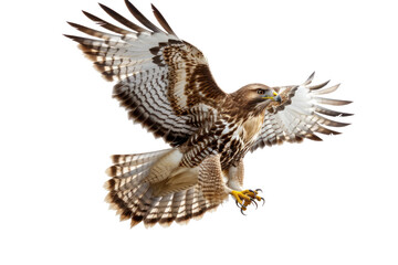 flying buzzard isolated on transparent png