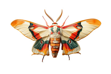Swift Moth on Transparent Background