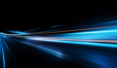 light streaks background, motion blur speed effect.