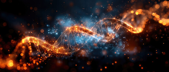 Abstract plexus DNA oragnic background