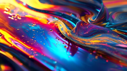 Abstract colorful splash illustration background