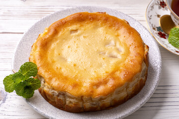 りんごのチーズケーキ
