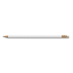 Close up view pencils isolated on plain background , fit for your stationery concept.