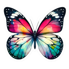 Watercolor Butterfly Clipart