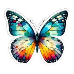 Watercolor Butterfly Clipart