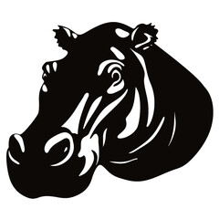 hippo silhouette