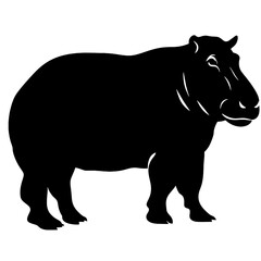 hippo silhouette