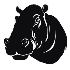 hippopotamus silhouette