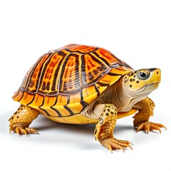 Obraz premium a chelonia mydas, studio light , isolated on white background