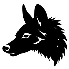 hyena silhouette