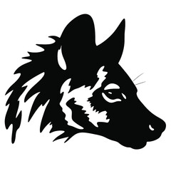 hyena silhouette