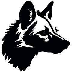 hyena silhouette