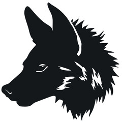 hyena silhouette