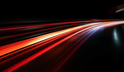 light streaks background, motion blur speed effect, fast travel