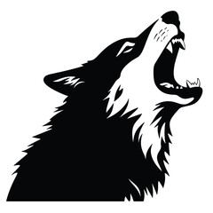 wolf  silhouette