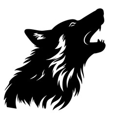 wolf  silhouette