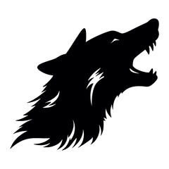 wolf  silhouette