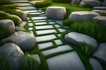 Obraz premium chairs in the garden