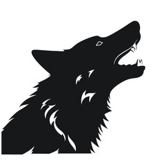 wolf  silhouette
