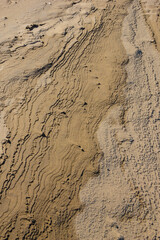 冬の鳥取砂丘とその紋様 鳥取県 鳥取砂丘