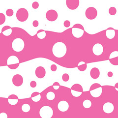 Decorative lines and circles illustration