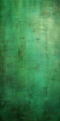 Green Metallic Grunge Background with Textured Rough Surface and Poured Paint Design