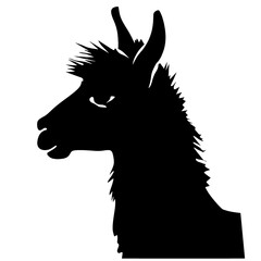 Llama silhouette