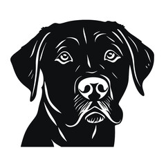  Labrador Dog silhouette