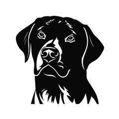  Labrador Dog silhouette