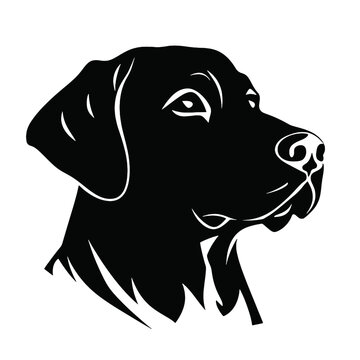  Labrador Dog silhouette