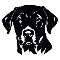  Labrador Dog silhouette