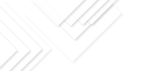 Abstract white background with diamond and triangle shapes layered in modern abstract pattern design. Abstract geometric technological background vector creative design. Cover template isolated white.