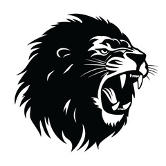 lion head vector