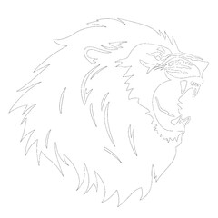lion  silhouette