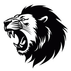 Fototapeta premium lion silhouette