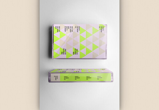 Cassette Tape Cover Mockup