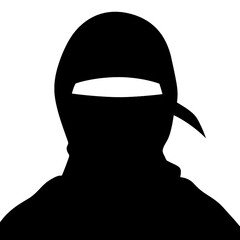 ninja silhouette © vectorcyan