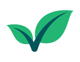 Safe choice vector icon isolated on white background, check mark approval symbol