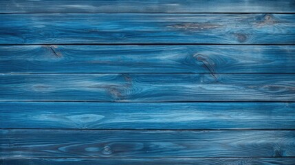 Colorful rich arctic blue background and texture of wooden boards