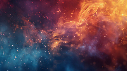 Fototapeta premium Fire background with flames. Hot image of a blazing fire.