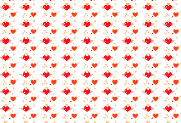 Most Valentine's Day designs feature hearts that are stacked on top of each other causing the appearance of many hearts white background Each channel makes the image look three dimensional Use as wall