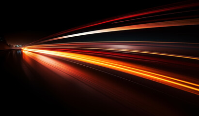 speed light streaks background, motion blur speed effect.