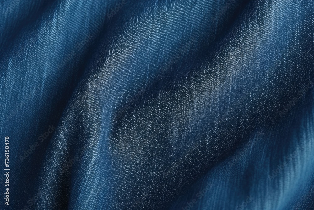 Poster blue fabric close up. versatile for various projects