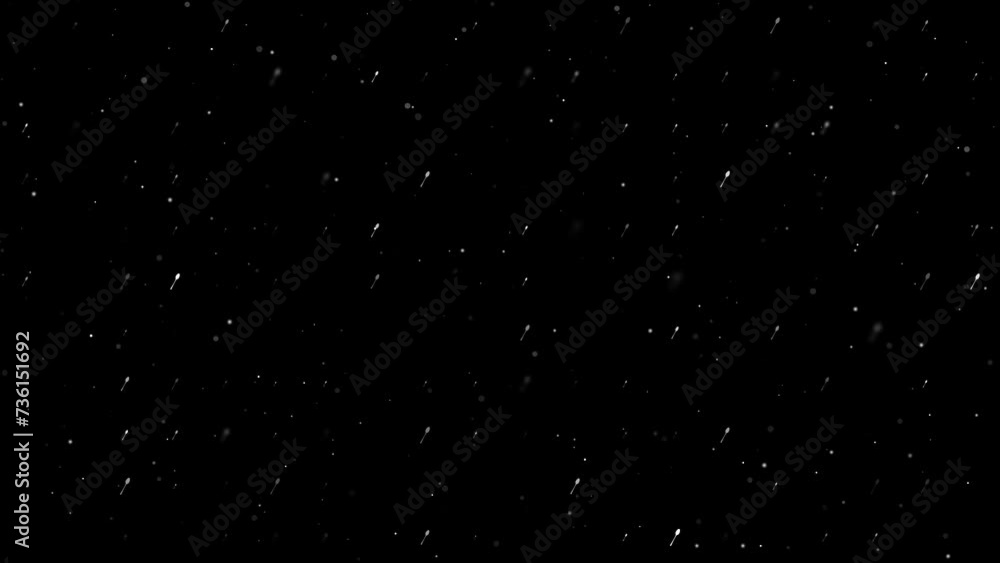 Poster template animation of evenly spaced spoons of different sizes and opacity. animation of transparency