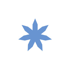 Blue asterisk icon